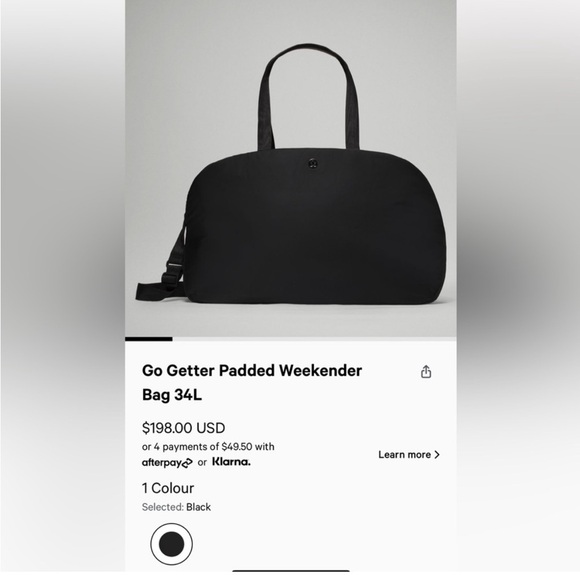 Lululemon Go Getter Padded Weekender Bag 34L - Picture 1 of 7